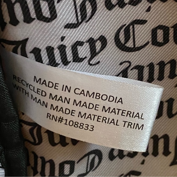 Juicy Couture Black and Red Floral Backpack - Picture 5 of 11